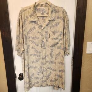 Columbia Sportswear Company Men's Casual Rayon Shirt XL